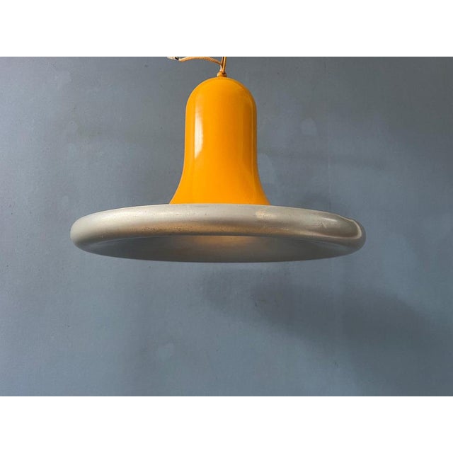 Mid-Century Space Age Ufo Yellow Pendant Lamp For Sale - Image 11 of 11