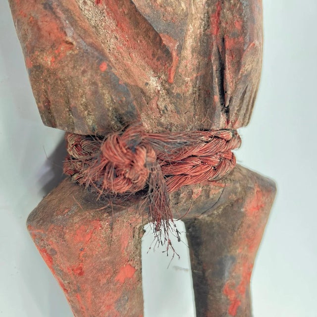 Early 20th Century Mbaka Wooden Figure For Sale - Image 4 of 7