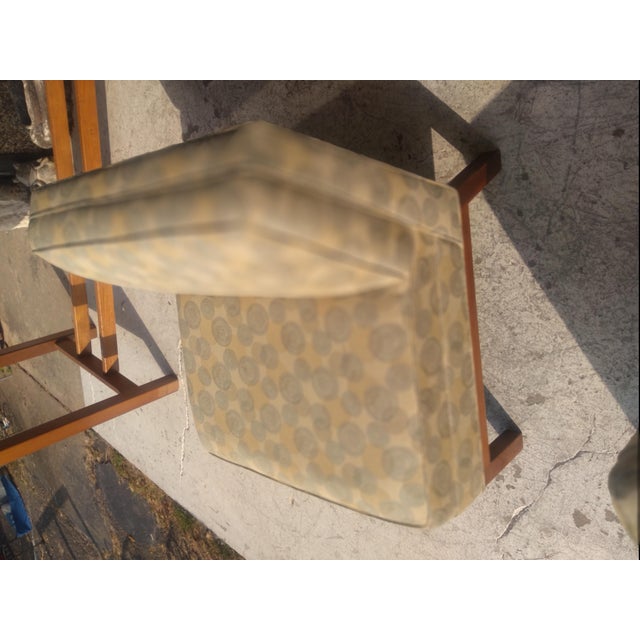 Modern Late 20th Century Pair of Edward Wormley Style Modern Slipper Chairs For Sale - Image 3 of 6
