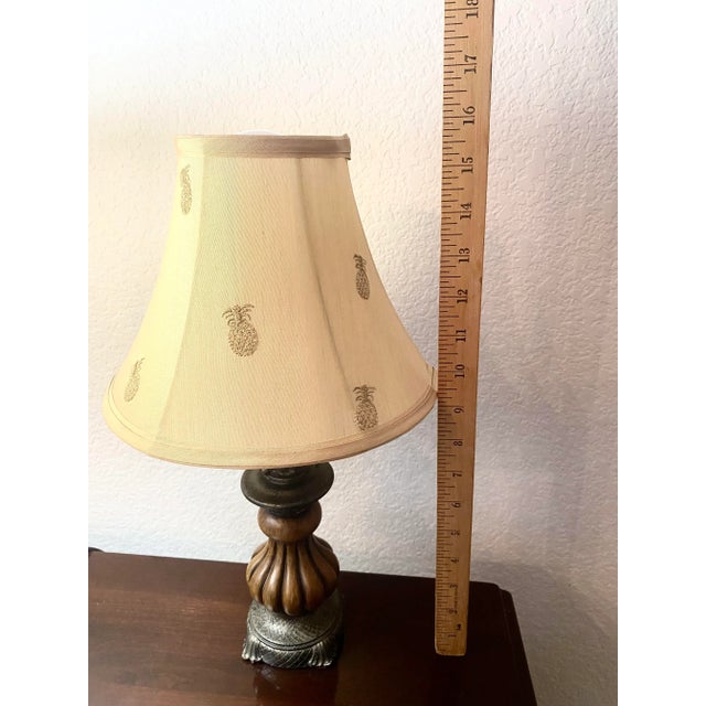 Exquisite Pair Pineapple Design Lamps Excellent Mint Condition For Sale - Image 11 of 18