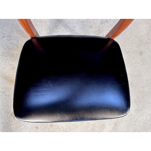 Danish Teak Side Chair by Henning Kjaernulf for Bruno Hansen, 1950s For Sale - Image 11 of 18