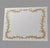 Gold Antique Gold Gilt Venetian Etched Wall Mirror Beveled Glass Rectangle Vintage For Sale - Image 8 of 9