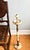 Vintage Brass and Onyx Ashen Cup Stand, 1950s, in Flawless conditions. Designed 1950 to 1959