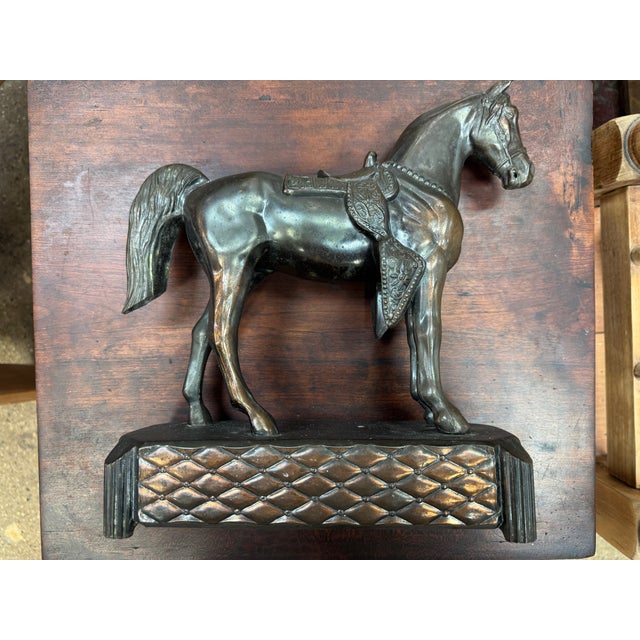Metal Mid 20th Century Horse Sculpture For Sale - Image 7 of 10