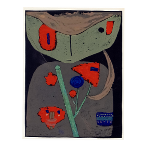 1941 Paul Klee Serigraph "Figure of the Oriental Theater"