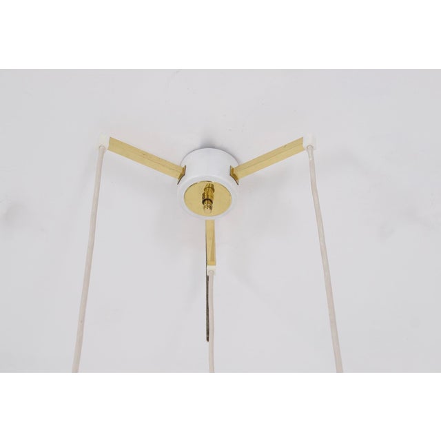 Venini Amber Three-Globe Pendant Light, 1970s For Sale - Image 11 of 12