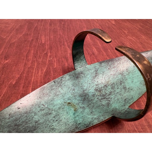 Bronze Bowl by Maurice Ascalon, Pal-Bell, Israel, 1950s For Sale - Image 4 of 11