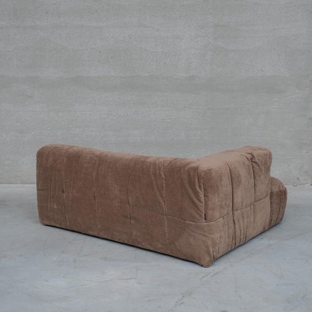 Textile Mid-Century Italian Strips Modular Sofa by Cini Boeri for Arflex, 1970s, Set of 3 For Sale - Image 7 of 15