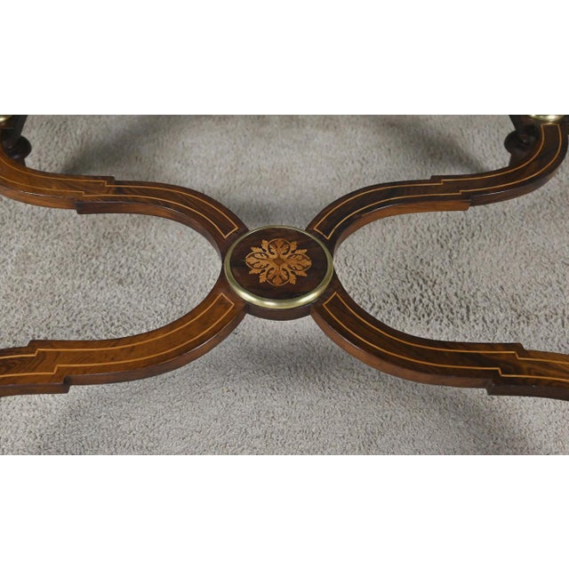 Napoleon III Center Table in Veneer, Second Half of the 19th Century For Sale - Image 18 of 18