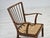 Danish Easy Armchair in Wool Fabric and Beech Wood by Fritz Hansen, 1960s For Sale - Image 9 of 18