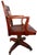 Early 20th Century Gunlocke Restored "Bank of England" Banker’s Armchair For Sale - Image 9 of 18