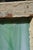 Vintage Large Green Blue & White Slag Glass 6 Pane Window Panel From Va Church For Sale - Image 10 of 18