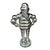 Silver Michelin Man statue Great decorative piece, also referred to the Bibendum statue Composite statue with a silver...
