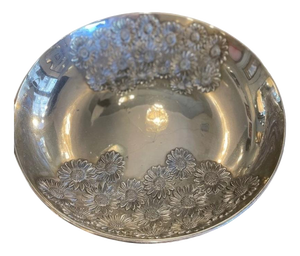 Silver Centerpiece with Floral Decorations, 1970