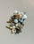 1950s Floral Lucite Rose Brooch With Faux Pearls and Pastel Bead Accents For Sale In New York - Image 6 of 7