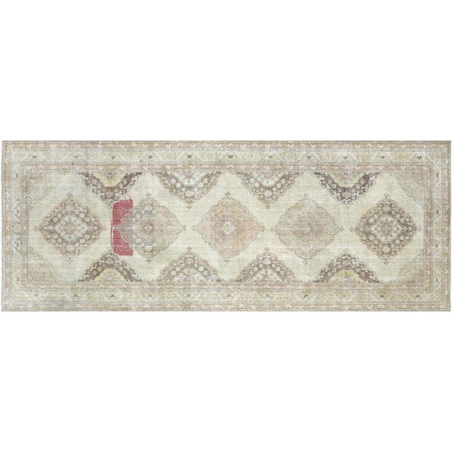 Textile 1960s Turkish Oushak Rug For Sale - Image 7 of 7
