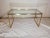 Italian Minimalist Table in Brass and Glass, 1960s For Sale - Image 10 of 10