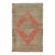 Antique Persian Bidjar Rug With Diamond Medallion in Rust & Beige - Rug & Kilim For Sale