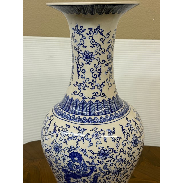 Chinese Chinese Baluster Vase, Vintage For Sale - Image 3 of 12