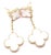 Contemporary Van Cleef & Arpels Yellow Gold Magic Alhambra Mother of Pearl Earrings, Pair For Sale - Image 3 of 14