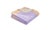 Contemporary Boreal Blanket with Beige/Lilac Frame by Moanne For Sale - Image 3 of 5