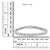 14K White Gold 4 3/8 Cttw Alternating Invisible Set Princess and Baguette Diamond Tennis Bracelet (G-H Color, VS1-VS2 Clarity) - Size 7" For Sale In New York - Image 6 of 6