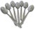 German Carl Mertens Stainless Steel Tablespoons - Set of 7 For Sale
