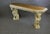 1970s 1970s Phyllis Morris San Simoen Griffin Gold Leaf Console/Sofa Table For Sale - Image 5 of 12