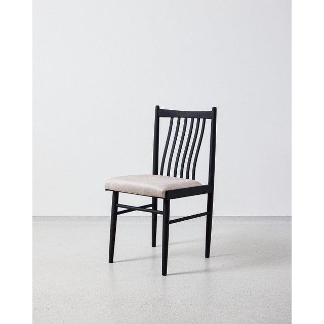 Wooden Dining Chairs from Tatra Nabytok, 1960s, Set of 4, in Restored conditions. Designed 1960 to 1969 This piece has an...