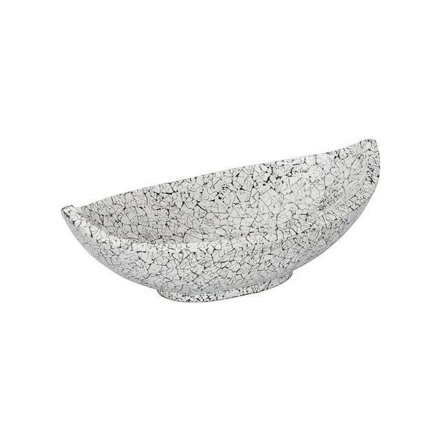 Crackled Long Bowl For Sale In Raleigh - Image 6 of 6