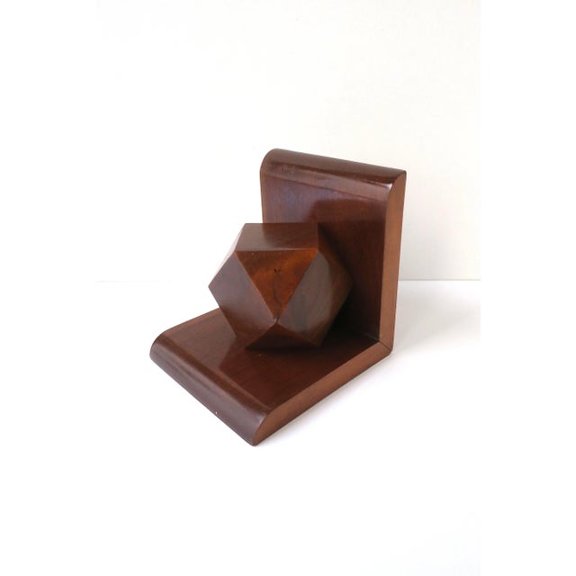 Art Deco Wood Bookend For Sale - Image 4 of 10