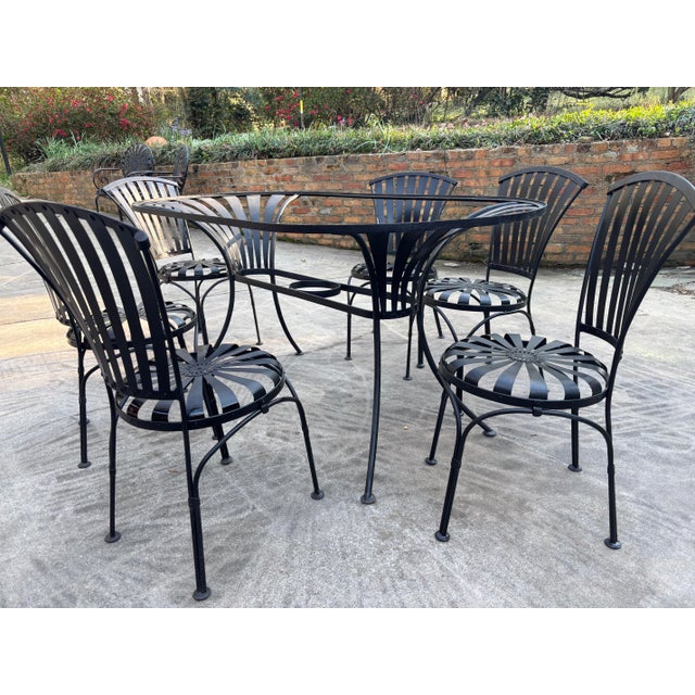 French Francois Carre Petite Fan Back Chairs - Set of 4 For Sale - Image 3 of 11