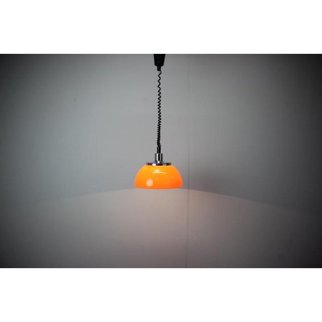 Metal Vintage Lighthouse Pendant Light by Guzzini for Meblo, 1970s For Sale - Image 7 of 12