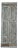 Antique Carved Floral Barn Door – Rustic Blue Statement Pantry Doors 80x28 For Sale