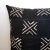 Mid-Century Modern Black Mudcloth Pillow Cover For Sale - Image 3 of 4