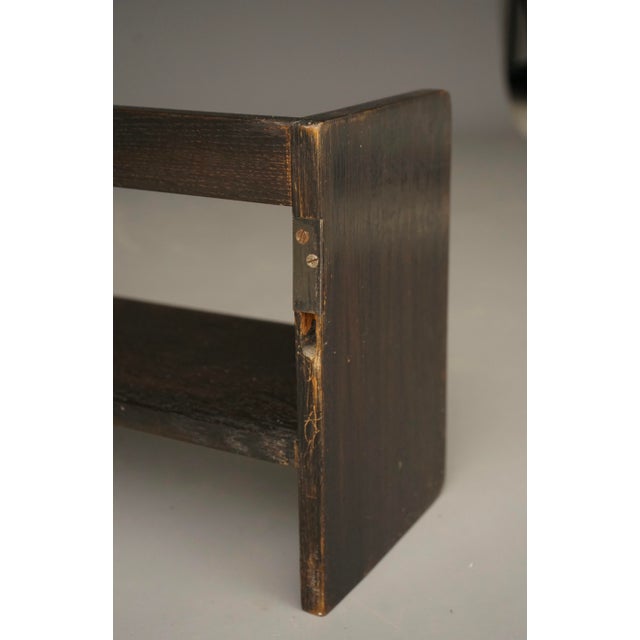 1930s Modernist Bauhaus Oak Book Shelf, 1930s For Sale - Image 5 of 11