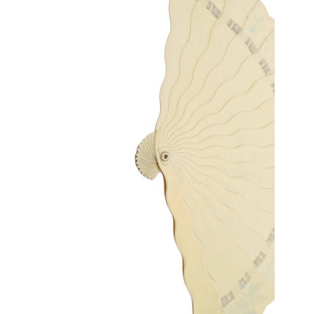 Austro-Hungarian Art Nouveau Celluloid Fan, 1900s For Sale - Image 5 of 13