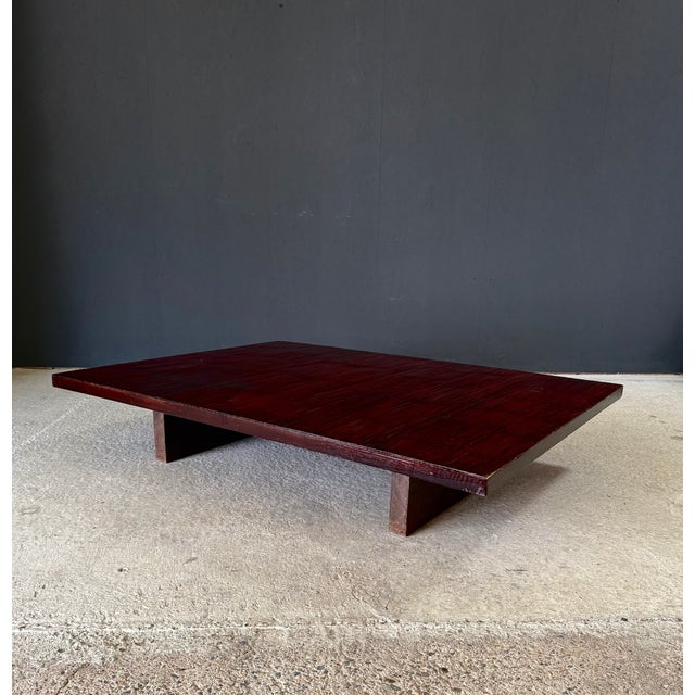 Bamboo Opium Coffee Table attributed to Axel Vervoordt, Belgium 1980s For Sale - Image 4 of 18