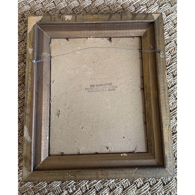 1960s 1966 Signed Joseph Kardonne Mid-Century Modern Expressionist Nude in Vintage Gilt Frame For Sale - Image 5 of 5