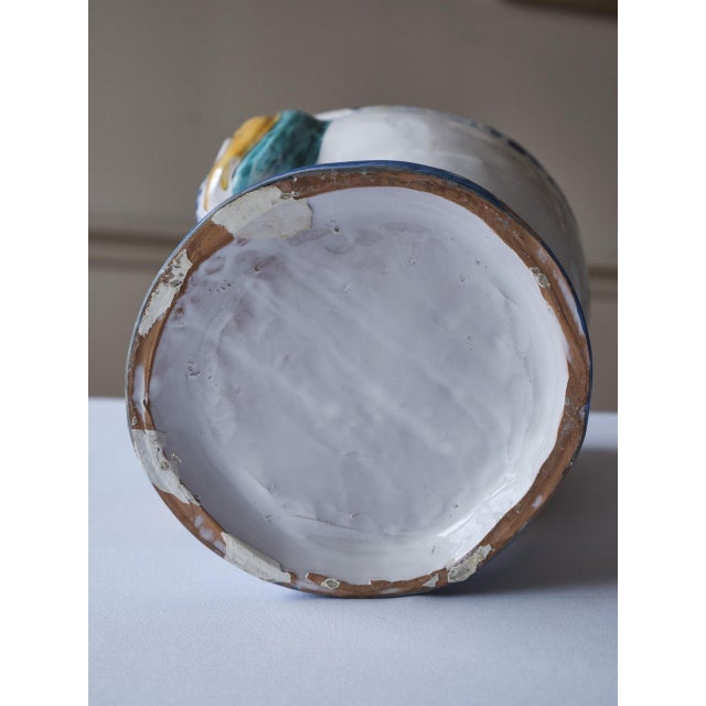 Royal Blue Dolce & Gabbana Ceramic Moor's Head For Sale - Image 8 of 9