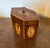 Early 19th Century Antique Early 19th Century English George III Hexagonal Mahogany Tea Caddy of Elegant Proportion With Paterae Fan Inlay For Sale - Image 5 of 18