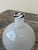 Vintage White + Black Blown Glass Vessel, Circa 1980s For Sale - Image 4 of 9