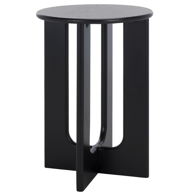 Ashanka End Table in Black For Sale In Philadelphia - Image 6 of 8