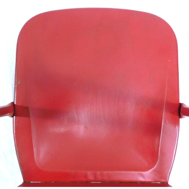 Vintage Steel Cantilever/Springer/Bouncer Patio Chairs - 2 Different For Sale - Image 4 of 17
