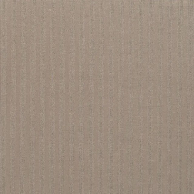 Sample - Schumacher Zelda Stripe Fabric in Pewter For Sale