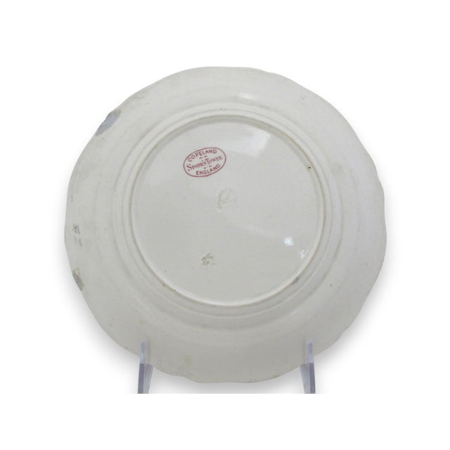 Pink Copeland Spode Tower Pink Pastoral 7 3/4" Salad Plate Set of 5 For Sale - Image 8 of 10