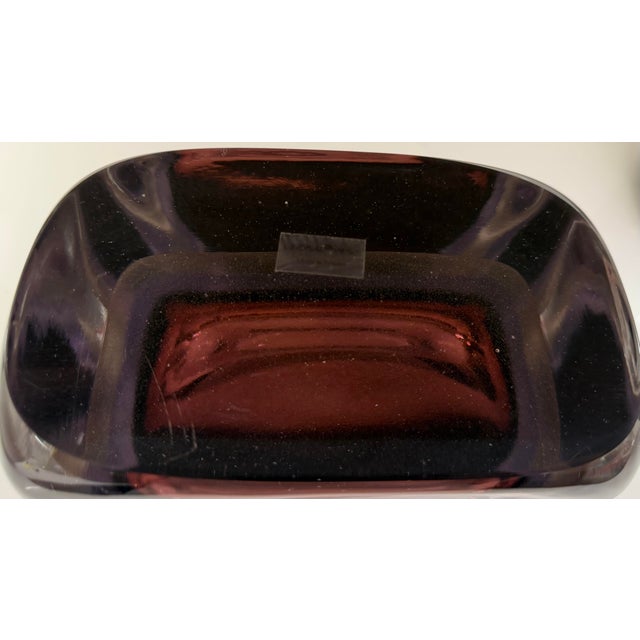 Global Views Borealis Amethyst Polish Art Glass Vase For Sale - Image 10 of 12