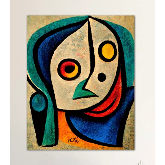 Modern "Lady Julienne Self Portrait" Giclee Print on Canvas For Sale - Image 3 of 3