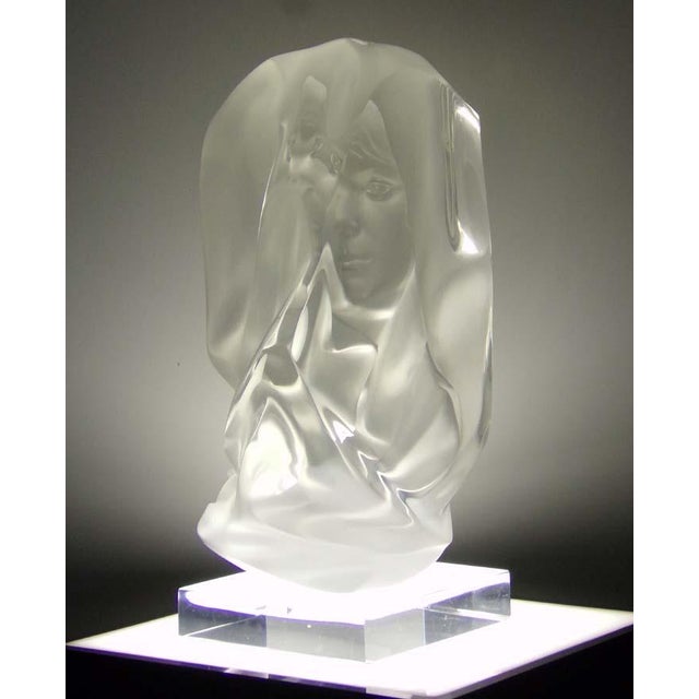 Frederick Hart "Penumbra" (Acrylic) Lucite Hand Signed Beautiful For Sale - Image 9 of 18