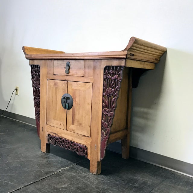 Antique Chinese Altar Cabinet Chairish
